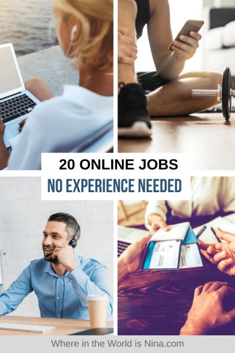 20 Online Jobs With No Experience Needed So You Can Travel More   Online Jobs No Experience 480x720 