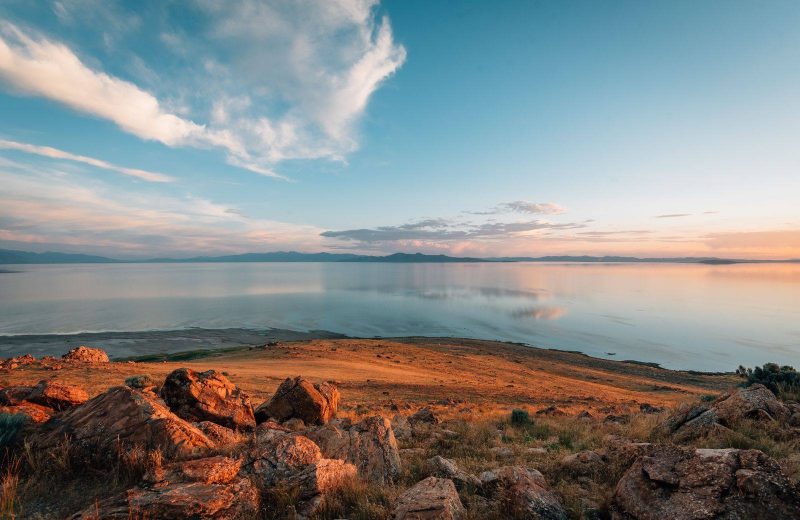 Salt Lake State Park is a very scenic place to stop on your Southwest road trip.