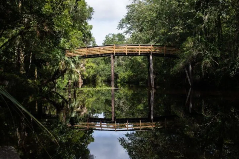 Bridge over Hillsborough River near Tampa, Florida