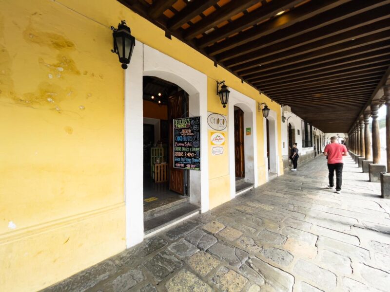 Entry to the Choco Museo in Antigua Guatemala
