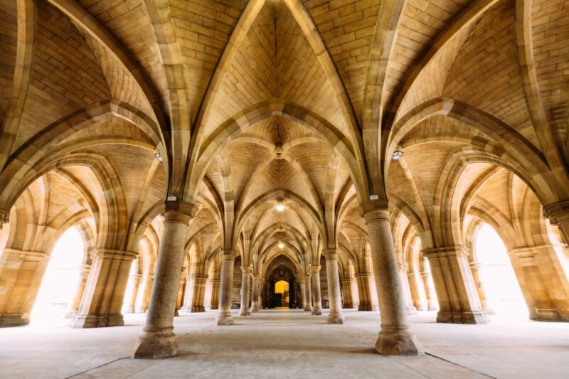 Arches at Glasgow University working in the UK as a foreigner