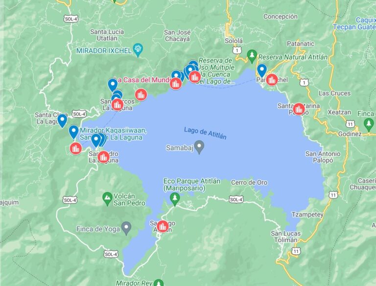 Lake Atitlan Guatemala Map 768x584 