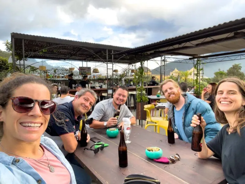 making friends as a digital nomad on a rooftop bar