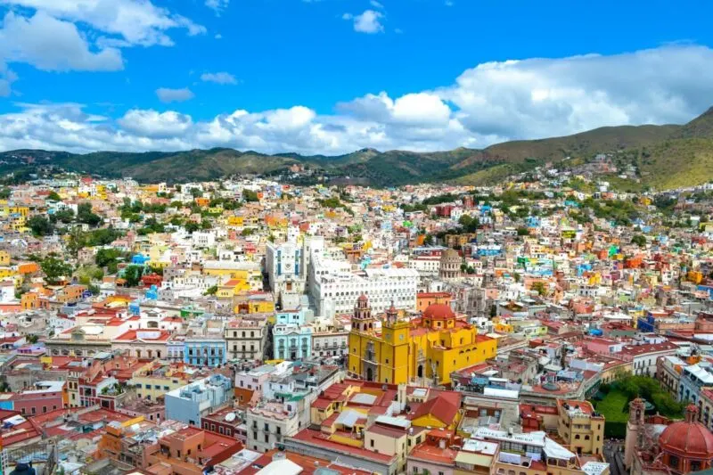 View of Guanajuato city cost of living in Mexico