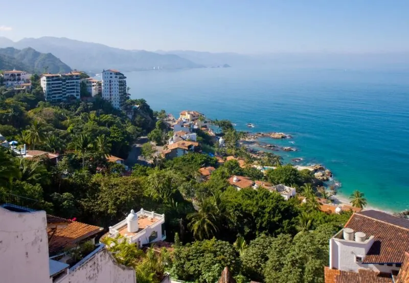 View over Puerto Vallarta cost of living in Mexico