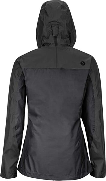 Marmot Minimalist travel jacket for women back view