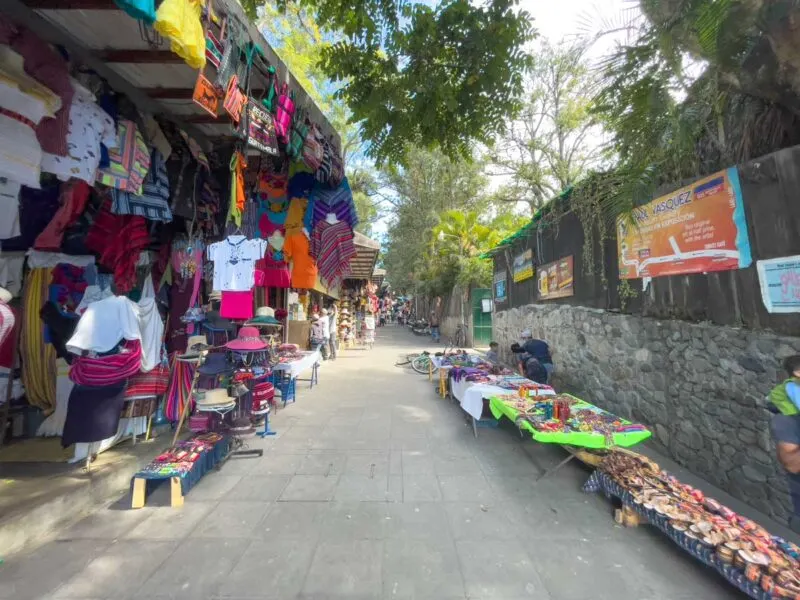 Going shopping in Panajachel is one of the popular things to do in Lake Atitlan