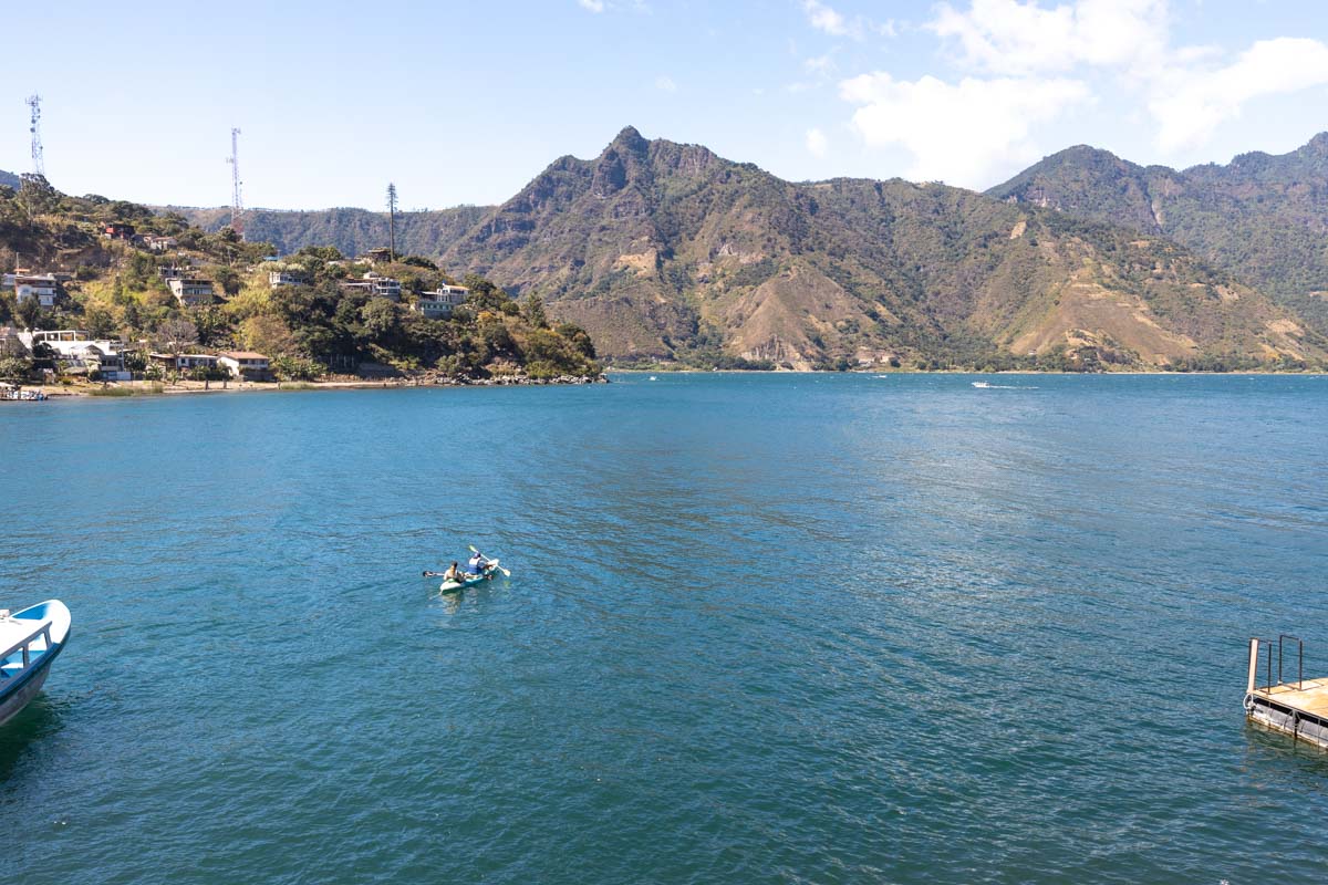 Kayaking at San Pedro is one of the best things to do in Lake Atitlan