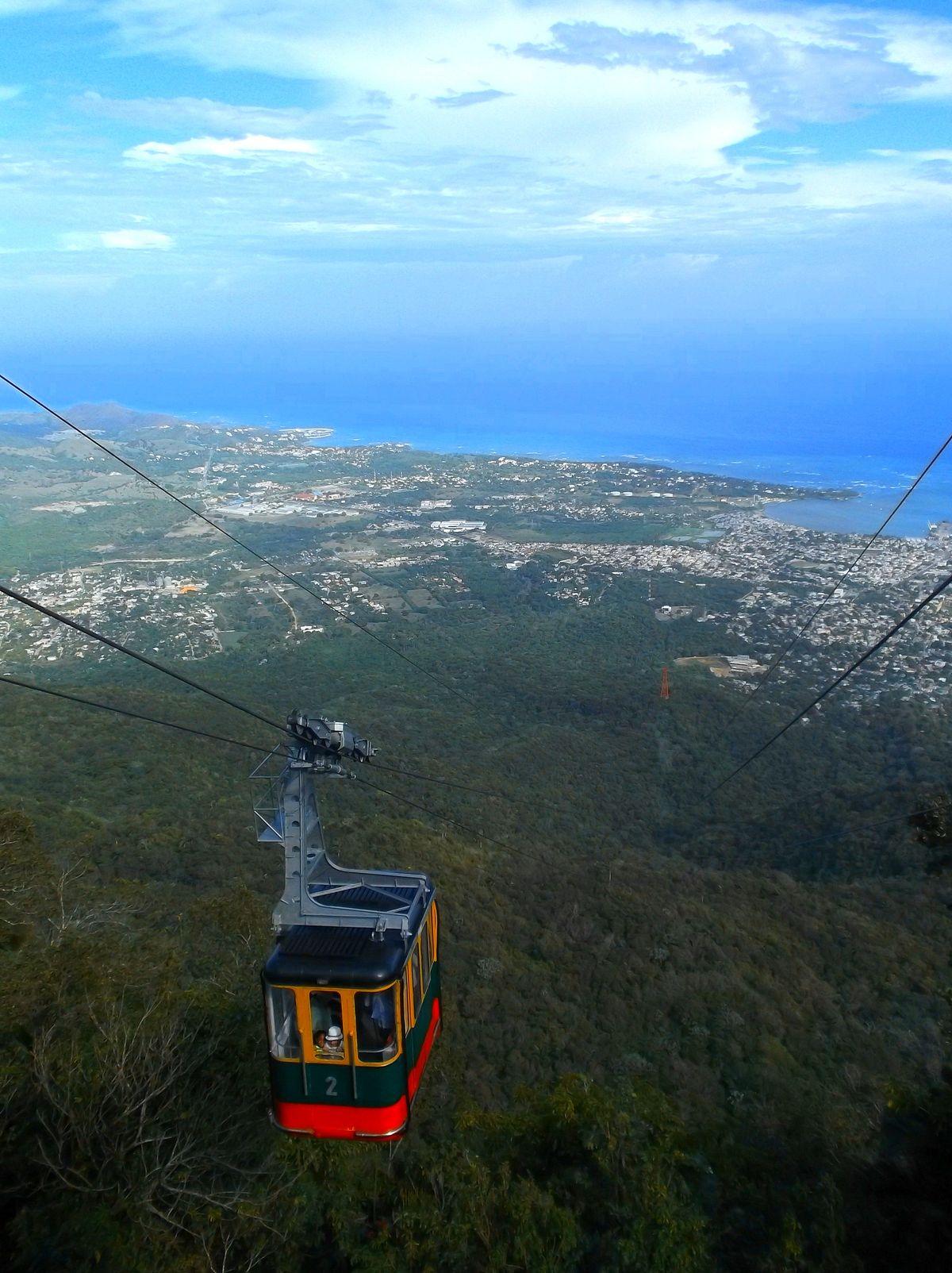 Cable car at Puerto Plata best place to visit in Dominican Republic