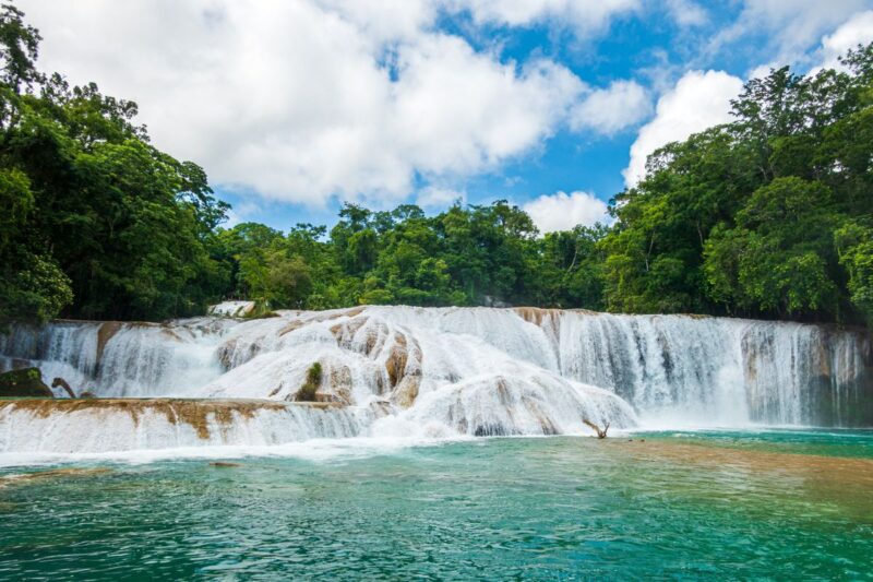 Agua Azul waterfall things to do in Chiapas