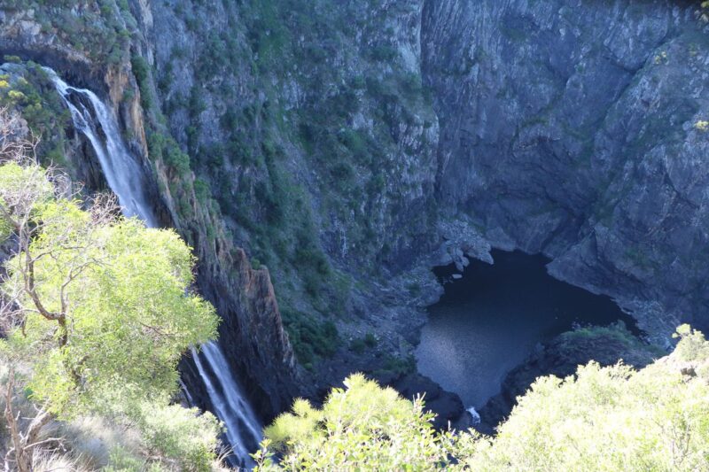 Overhead view of Apsley Falls best hikes in NSW