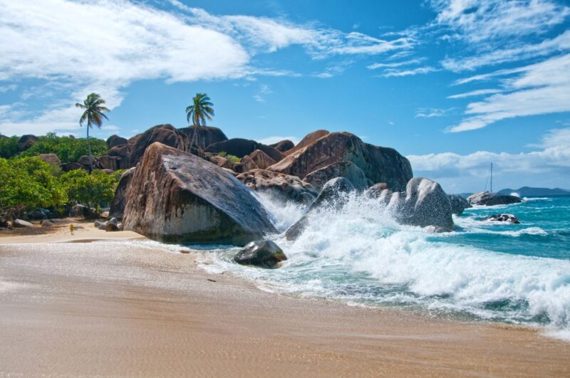 The Baths on Virgin Gorda Caribbean island hopping