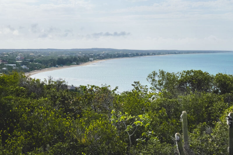 Blue Hills Beach viewpoint best beaches in Turks and Caicos