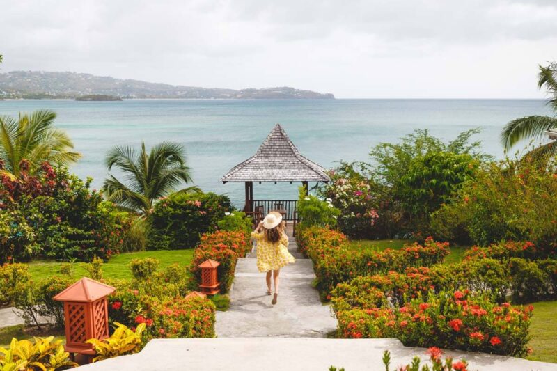 Path to Calabash Cove things to do in St Lucia