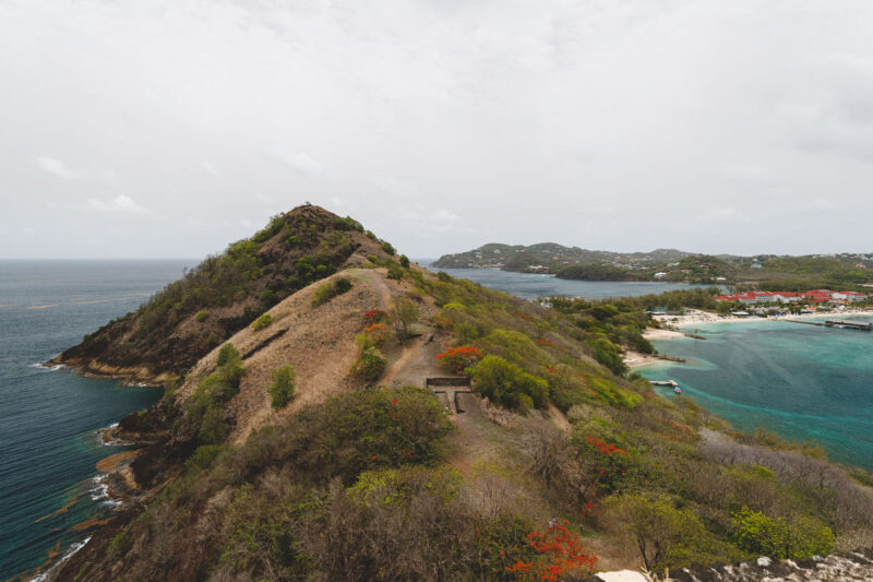 Hills at Pigeon Island National Park things to do in St Lucia