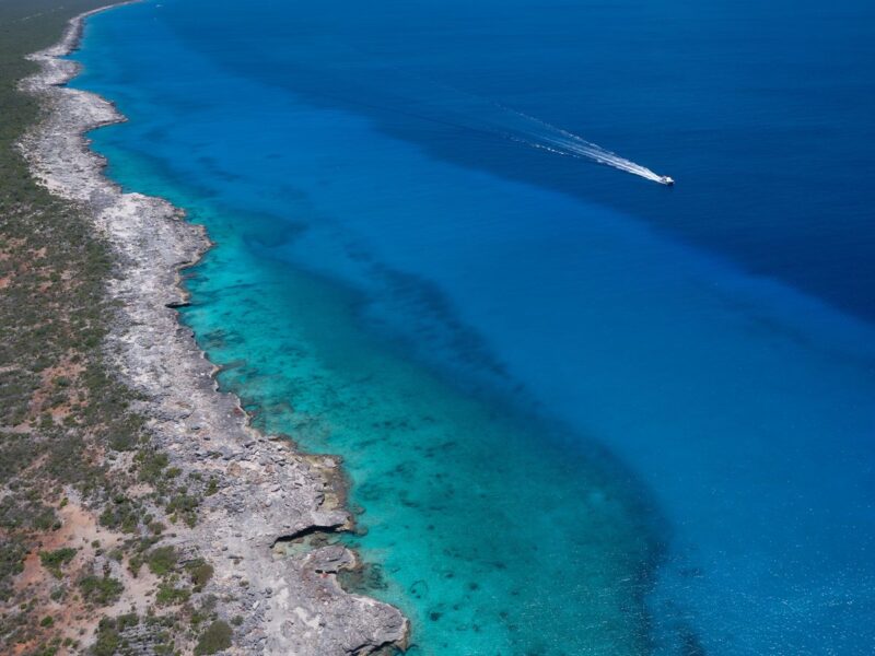 Aerial view of West Caicos things to do in Turks and Caicos