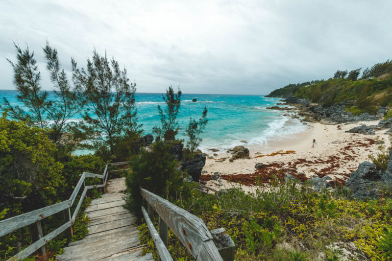 Stairs to Church Bay Park things to do in Bermuda