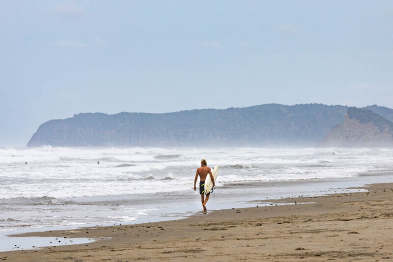Surfing in Ayampe on an Ecuador itinerary