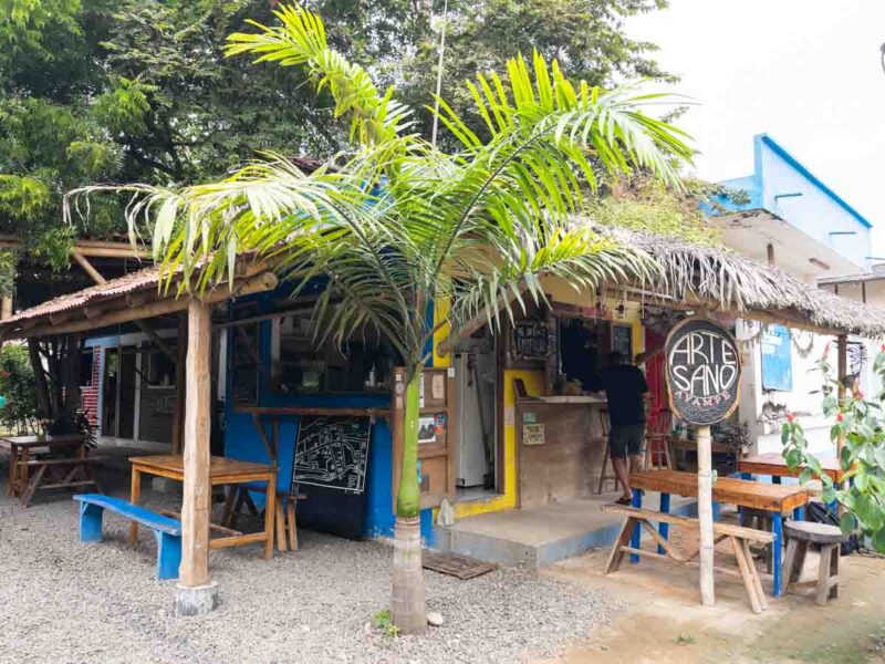 Cafe at Ayampe Ecuador