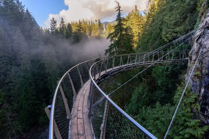 Capilano suspension bridge Vancouver day trips