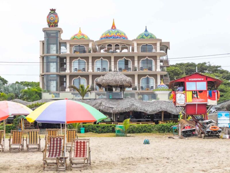 Dharma Beach Hotel in Montanita Ecuador