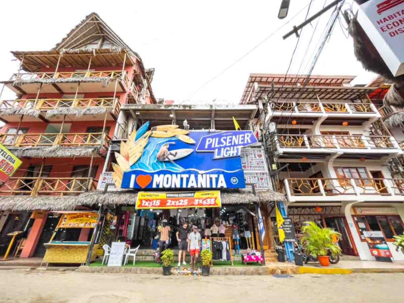 I Love Montanita sign