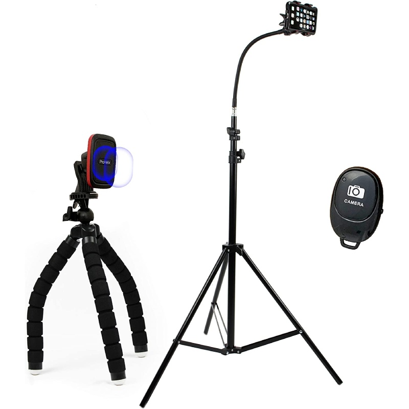 Gooseneck flexible tripod