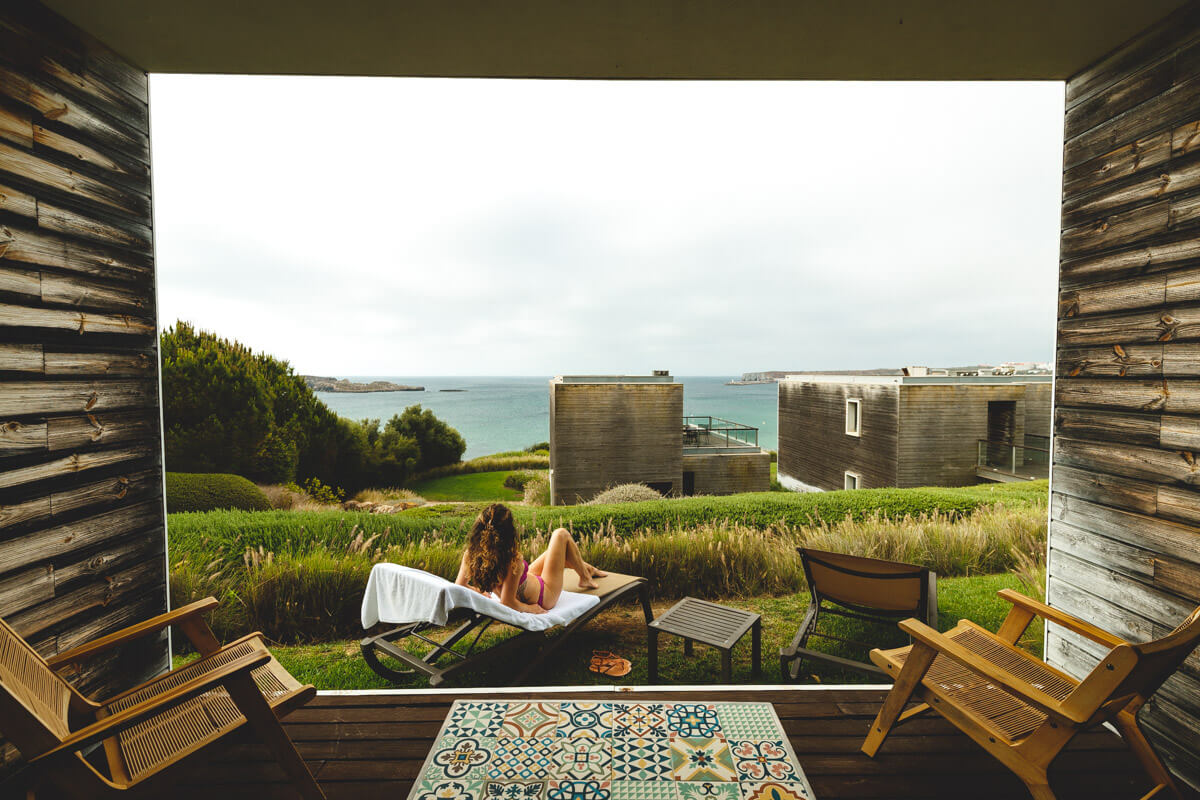 View from Martinhal Sagres Resort where to stay in the Algarve