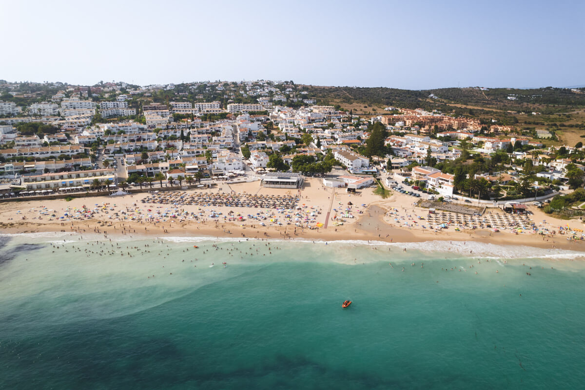 With calm waves and easy access to town, Praia da Luz is one of the best beaches in Lagos. With calm waves and easy access to town, Praia da Luz is one of the best beaches in Lagos.