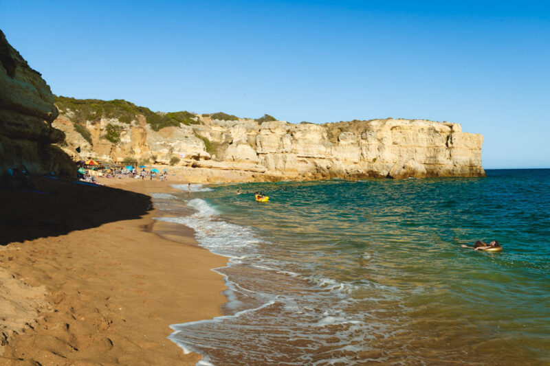 Cliffs at Praia da Coelha best beaches in Albufeira