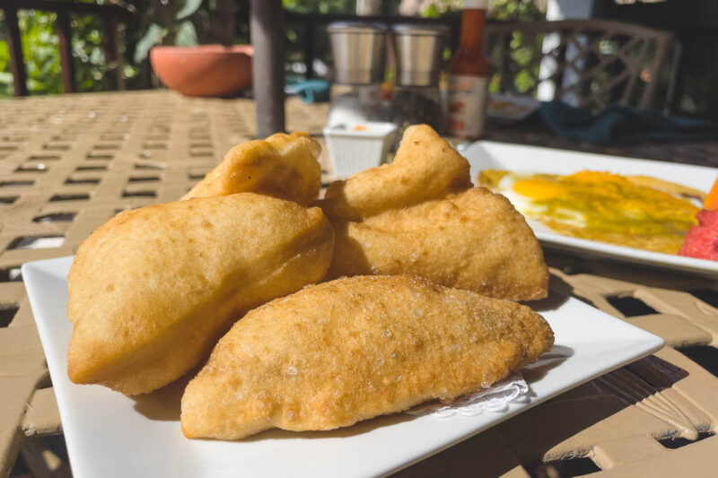 Plate of fryjacks is one of the best things to do in Belize