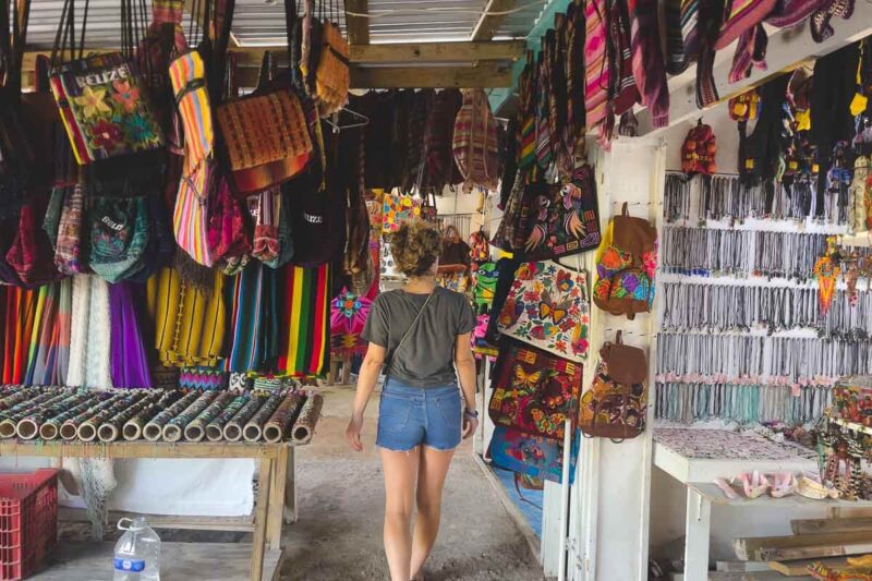 Getting lost in the artisan market is one of the best things to do in San Pedro.