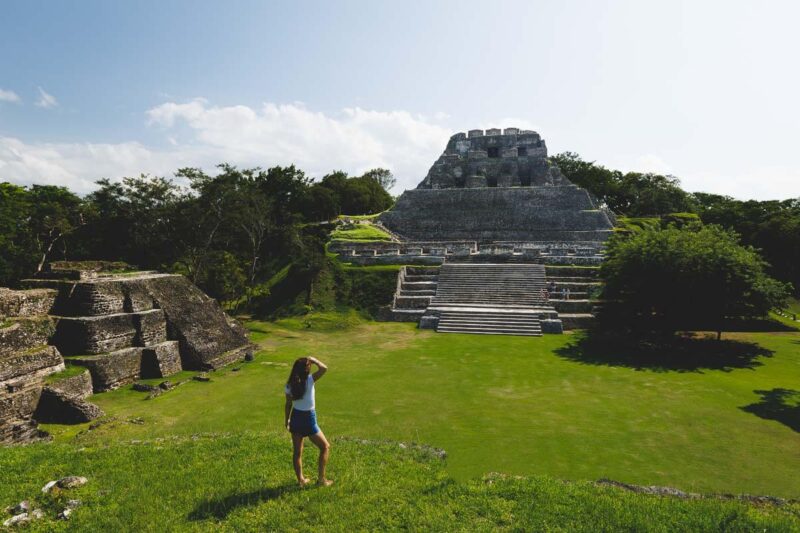 Xunantunich Mayan Ruins are a popular thing to do in Belize