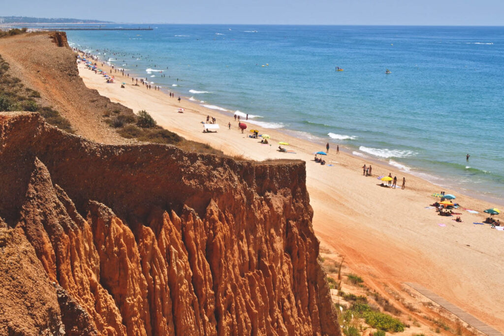 Visiting the beach at Praia de Falesia is the perfect thing to do in Albufeira.