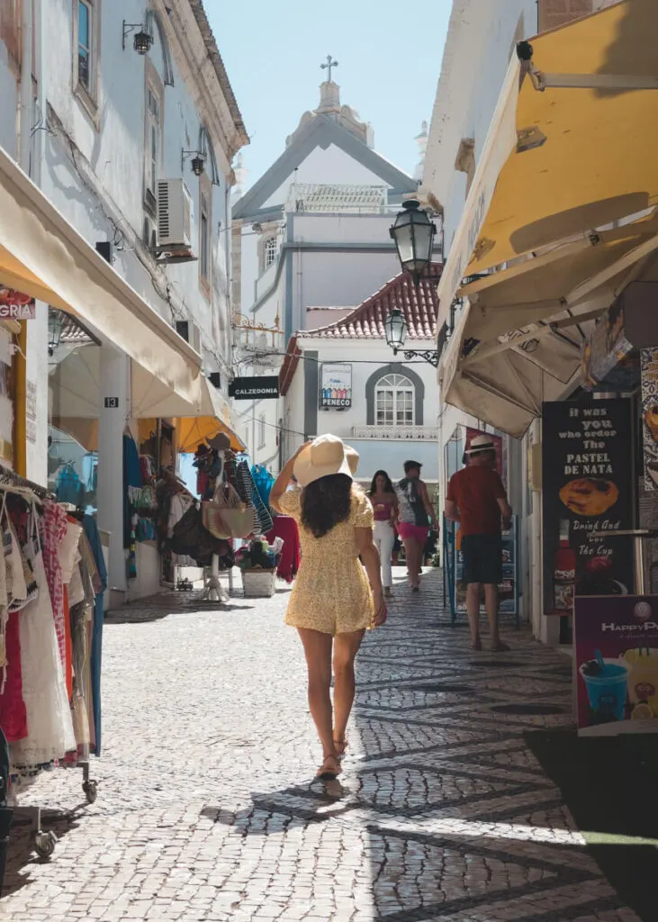 One of the best things to do in Albufeira is walk through the old town.