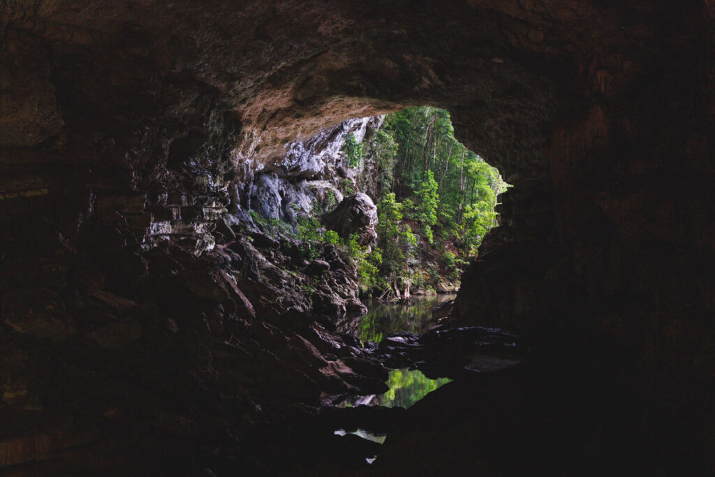 Exit of Rio Frio Cave for things to do in San Ignacio