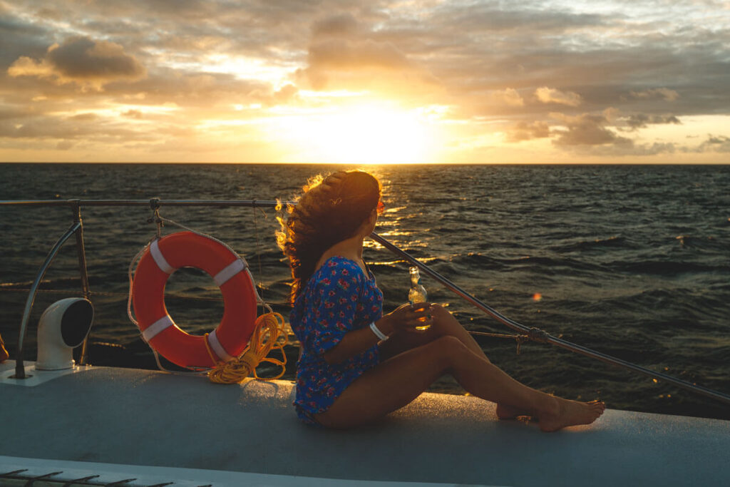 If you're planning a trip, take advantage of sunset sailing! 