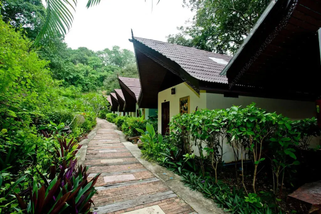 Paradise Pearl Bungalows is where to stay in Krabi for nature and serenity. 