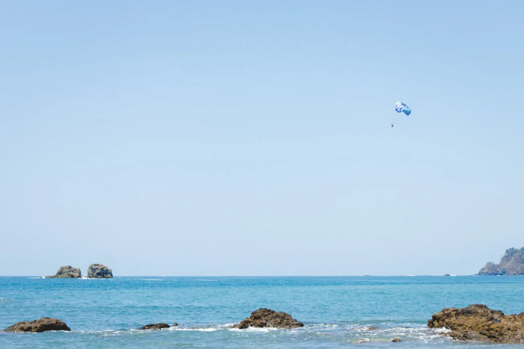 Try your hand at paragliding near Manuel Antonio, Costa Rica.