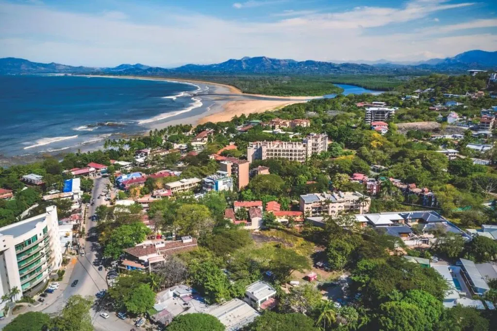 Tamarindo Town is a great spot for being a digital nomad in Costa Rica. 