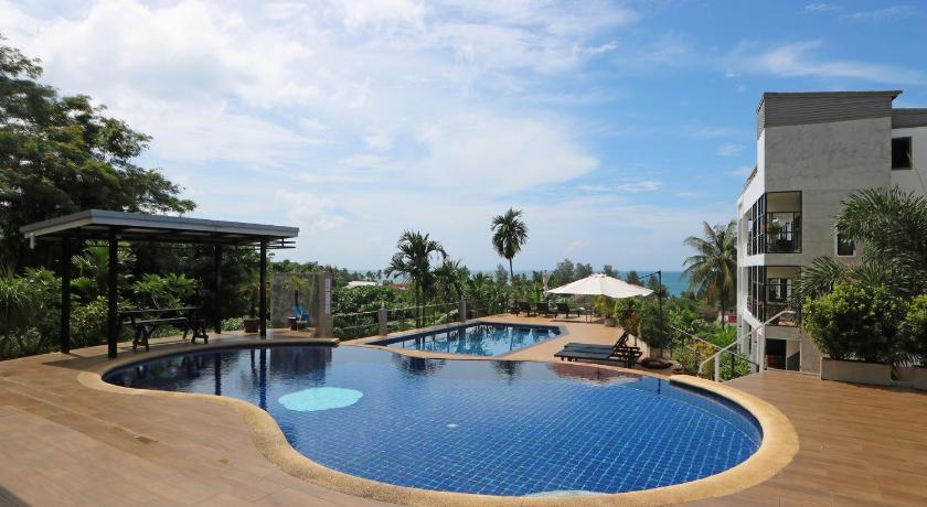 Enjoy a dip in these pools at White Lotus Flower in Krabi.