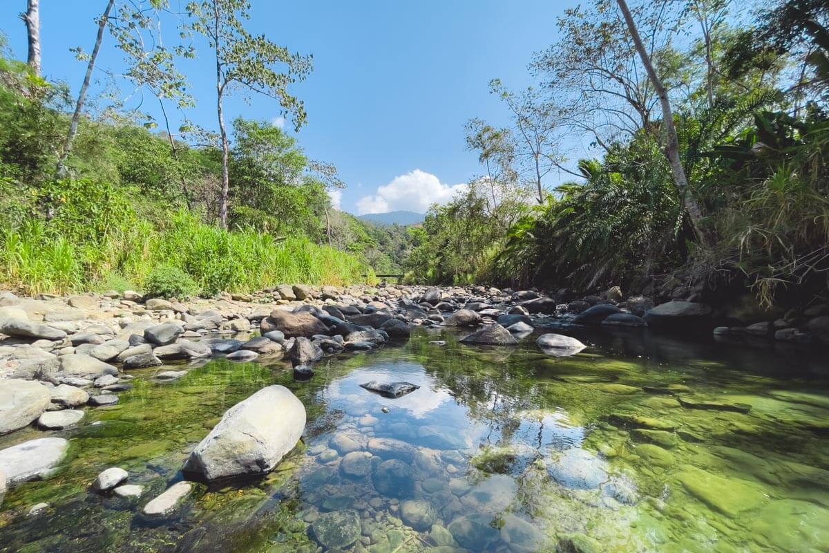 Great weather at the Uvita secret swimming holes.