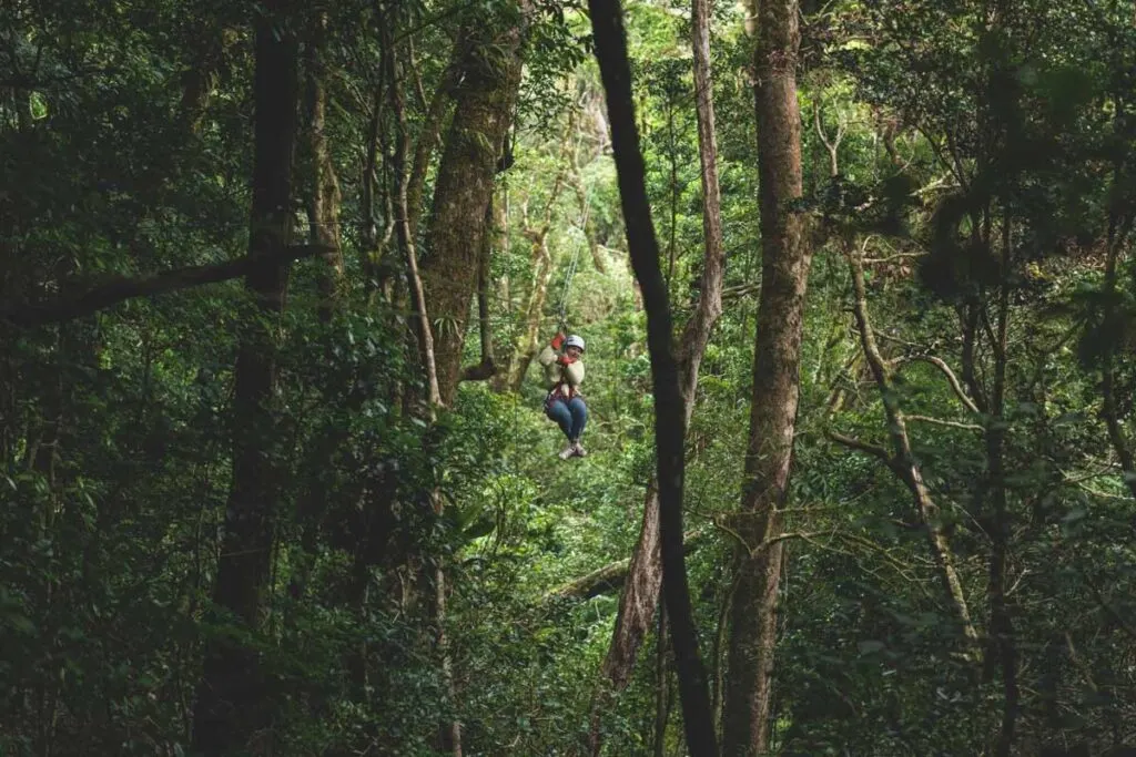 Zipline in Monteverde