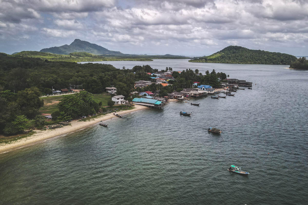 An overcast day over Koh Jum in Thailand. An overcast day over Koh Jum in Thailand.