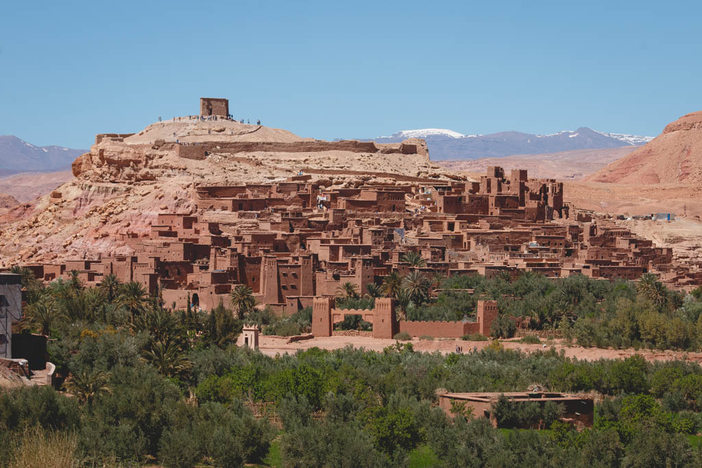 View of Ait Ben Haddou in Morocco.