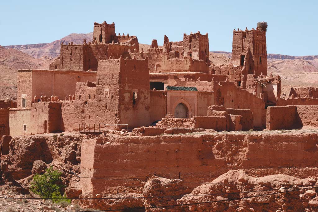 Kasbah Tamdakht in Morocco.