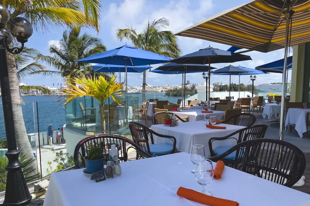 Admiring the view of Hamilton while dining at the Aurora restaurant. Admiring the view of Hamilton while dining at the Aurora restaurant.