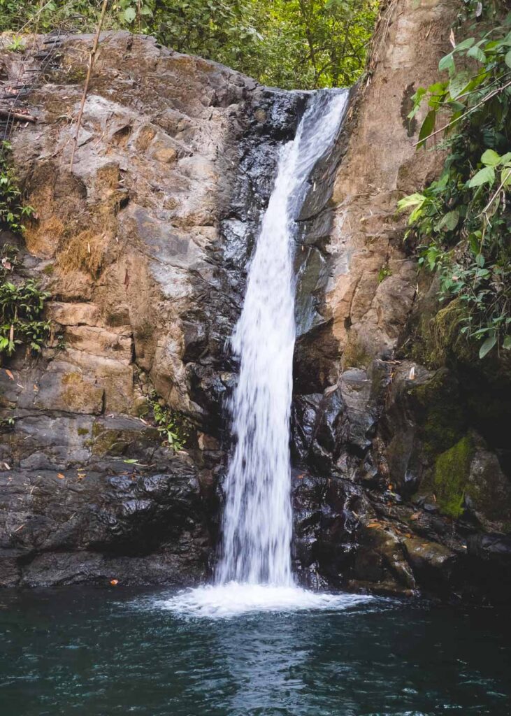 Uvita Waterfall in Costa Rica.