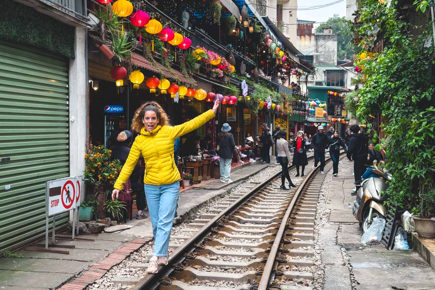 Hanoi Train Street.