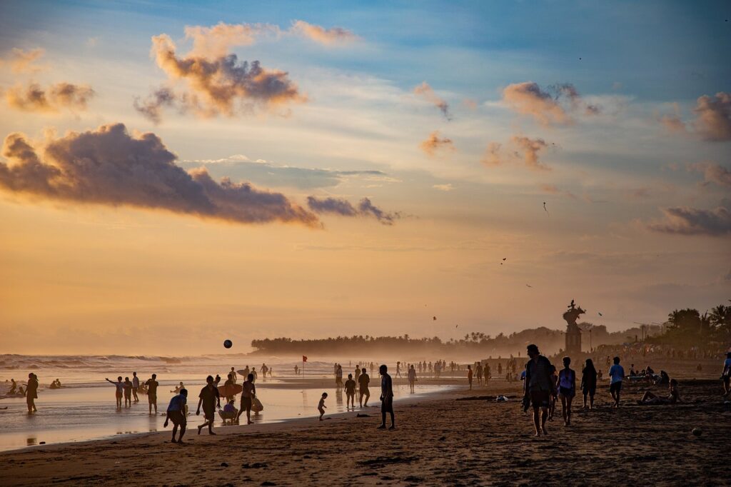beach, dusk, people, vacation, leisure, swim, ocean, sea, water, sand, nature, shore, seashore, coast, tropical, canggu, bali, indonesia, bali, bali, bali, bali, bali